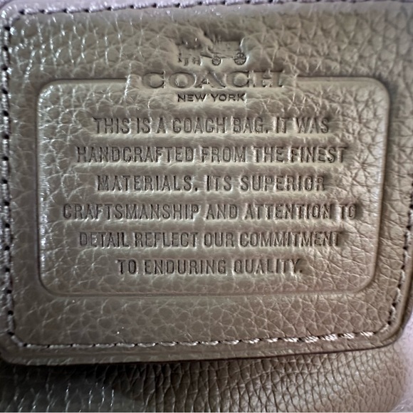 Coach Harley Large Hobo in Taupe Grey Pebbled Leather - Picture 11 of 12